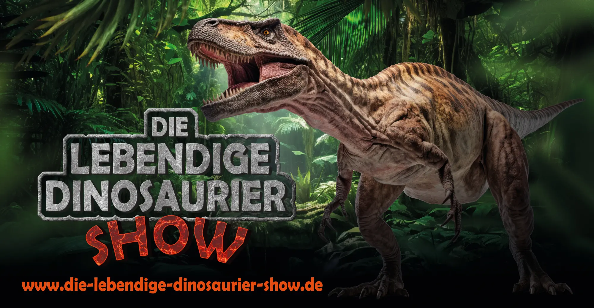 Die lebendige Dinosaurier Show, poster